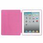 Калъф със стойка и функция за събуждане / сън за iPad 2 / 3 / 4 - фуксия