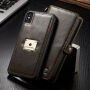 CASEME 2в1сваляем калъф за iPhone XS Max - кафява