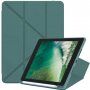 Калъф със стойка оригами и място за Apple Pencil за iPad mini 4 / 5 - петролносиньо