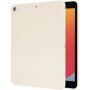 Матов калъф от мека пластмаса за iPad 10.2" (2019-2021) - бежов