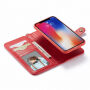 2в1 сваляем калъф с каишка за iPhone XS Max - червена