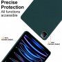 Матов калъф от мека пластмаса за iPad 10.2" (2019-2021) - петролносин