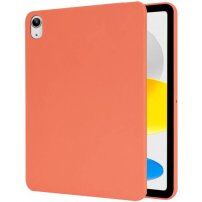 Матов калъф от мека пластмаса за iPad 10.9" (2022) - оранжев