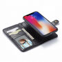 2в1 сваляем калъф с каишка за iPhone XS Max - черна