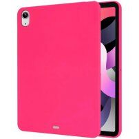Матов калъф от мека пластмаса за iPad Air 4 (2020) / Air 5 (2022) - неоноворозов