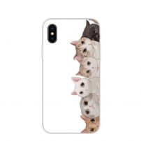 Защитен кейс за iPhone XS Max - любопитно стадо котки