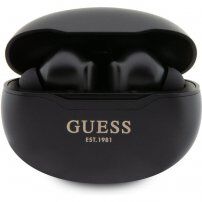 Guess True Wireless Metallic Finish безжични слушалки за устройства Apple - черна