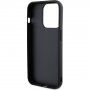 Karl Lagerfeld 3D Rubber Karl and Choupette калъф за iPhone 15 Pro - черен