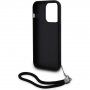 Karl Lagerfeld Sequins Reversible калъф с двустранни пайети за iPhone 15 Pro Max - черно-сребърен