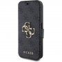 Guess 4G Metal Logo сгъваем калъф iPhone 15 Pro Max - сиво