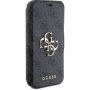 Guess 4G Metal Logo сгъваем калъф iPhone 15 Pro Max - сиво