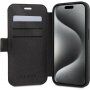 Guess 4G Metal Logo сгъваем калъф iPhone 15 Pro Max - сиво