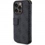 Guess 4G Metal Logo сгъваем калъф iPhone 15 Pro Max - сиво