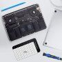 142в1 Професионален комплект инструменти за ремонт на устройства Apple - синьо-черен