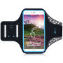 Спортен калъф за ръка устойчив на пот за Apple iPhone 6 / 6S / 7 / 8 - черно