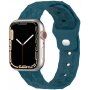 Силиконова каишка с геометричен мотив за Apple Watch Ultra 49мм / 45мм / 44мм / 42мм - тюркоазен