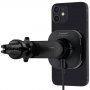 Spigen OneTap MagFit стойка за кола с безжично зареждане MagSafe за вентилационна решетка за iPhone - черен