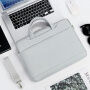 Просторна чанта с регулируема дръжка за iPad до 13" / MacBook до 14" - сива