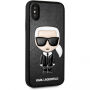 Karl Lagerfeld Ikonik TPU калъф за iPhone X / XS - черна
