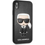 Karl Lagerfeld Ikonik TPU калъф за iPhone XR - черна