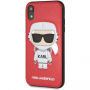 Karl Lagerfeld Space Cosmonaut case кейс за iPhone XR - червена