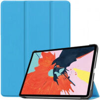 Калъф от PU кожа с функция събуждане / сън за iPad Air 4 (2020) / Air 5 (2022) / Air 11" (2024) / Pro 11" (2018) - син