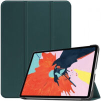 Калъф от PU кожа с функция събуждане / сън за iPad Air 4 (2020) / Air 5 (2022) / Air 11" (2024) / Pro 11" (2018) - петролено сив