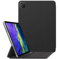 Oригинален Apple Smart Keyboard Folio магнитен калъф с CZ клавиатура за iPad Air 4 (2020) / Air 5 (2022) / Pro 11" (2018-2022) - тъмно сиво