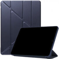 Калъф със оригами стойка за iPad Air 4 (2020) / Air 5 (2022) / Pro 11" (2018) - тъмно син