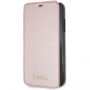 Guess PU Leather Book Case Iridescent калъф за iPhone XR - златно розово