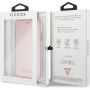Guess PU Leather Book Case Iridescent калъф за iPhone XR - златно розово