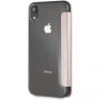 Guess PU Leather Book Case Iridescent калъф за iPhone XR - златно розово