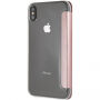 Guess PU Leather Book Case Iridescent калъф за iPhone XS Max - златно розова