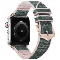 DUX DUCIS блестяща каишка за Apple Watch 42mm / 41mm / 40mm / 38mm - сив