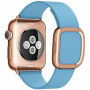 Елегантна каишка с катарама за Apple Watch Ultra 49mm / 46mm / 45mm / 44mm / 42mm - син
