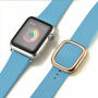 Елегантна каишка с катарама за Apple Watch Ultra 49mm / 46mm / 45mm / 44mm / 42mm - син