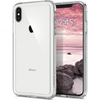 Spigen Crystal Hybrid кейс за iPhone XS Max - прозрачен