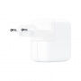 Оригинален захранващ адаптер Apple 30W с USB-C порт за iPhone / iPad / MacBook - бял