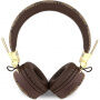 Guess 4G Metal Logo Bluetooth безжични слушалки за устройства на Apple - кафява