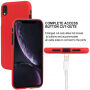 MERCURY GOOSPERY Liquid силиконов кейс за iPhone XR - червена