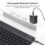 Безжична Bluetooth клавиатура - бял