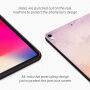 Калъф с акварелен мотив за iPad Air 3 (2019) / Pro 10.5" - оранжево-розов