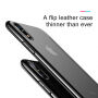 BASEUS флип калъф за iPhone XS - черна
