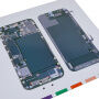 Магнитна сервизна подложка за ремонт на iPhone 12 Pro - бял