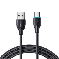 JOYROOM S-A30 Star-Ring Series кабел за зареждане и пренос на данни USB-A / USB-C за iPhone / iPad / AirPods - 1 м - черен