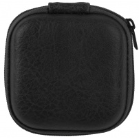 Мини чанта от PU кожа за аксесоари - черна