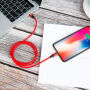 BASEUS lightning / USB-C кабел за iPhone - 2m - червена