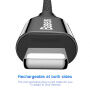 BASEUS lightning / USB-C кабел за iPhone - 2m - черна