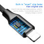BASEUS lightning / USB-C кабел за iPhone - 2m - черна