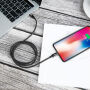 BASEUS lightning / USB-C кабел за iPhone - 2m - черна
